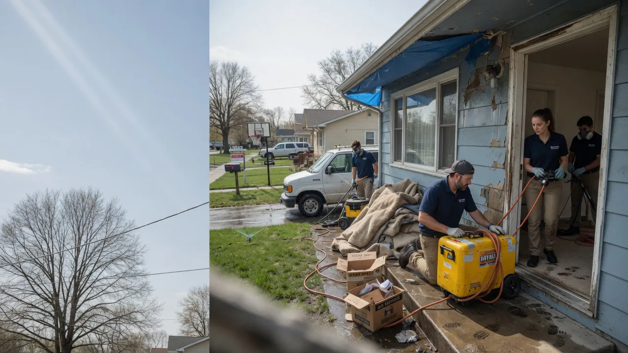 Basement Flood Cleanup in Merrillan, WI near me